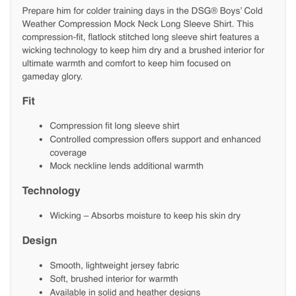 DSG Black Long Sleeve Tee Essential Comfort - Picture 4 of 4